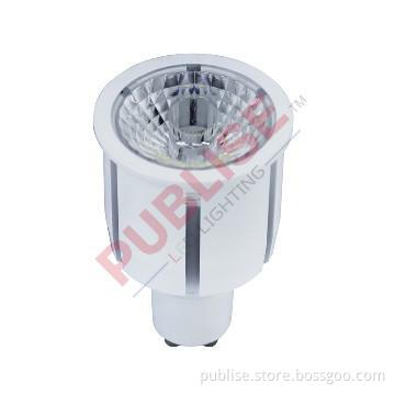 Patented GU10 8W Dimmable Spotlight ; CREE COB; Cold forging